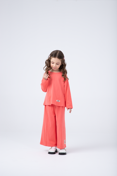 Coral Cutie Jersey Co-ord Set