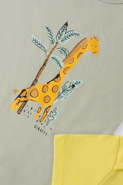 Boys Safari Friends Romper Set (Pack of 2)