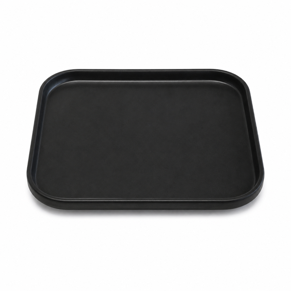 Elegant Black Square Serving Tray – Modern Minimalist Multipurpose Tray (Standard Size)