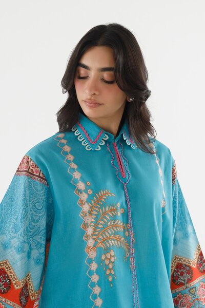 Stitched Printed Lawn Suit