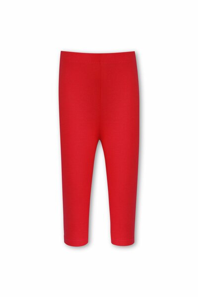 Girls Red Basic Tights
