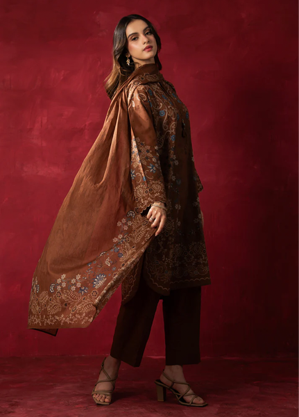 Zoe by Zeen Unstitched Printed Lawn 3 Piece Suit ZN26UZL WFM36603 - Casual Collection