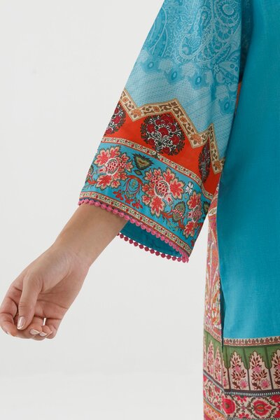 Stitched Printed Lawn Suit