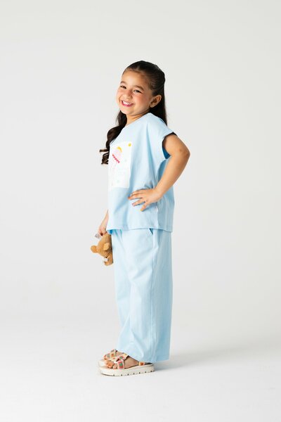Girls Aqua Drift Co-ord Set