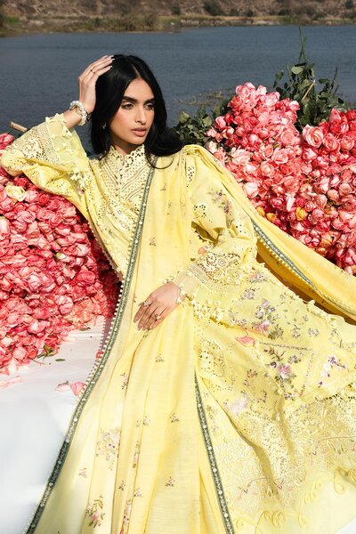 Unstitched Luxury Lawn Suit