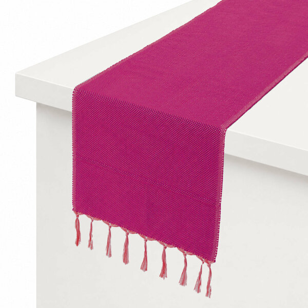 Purple Texture Woven Table Runner – 14 x 45 Inches