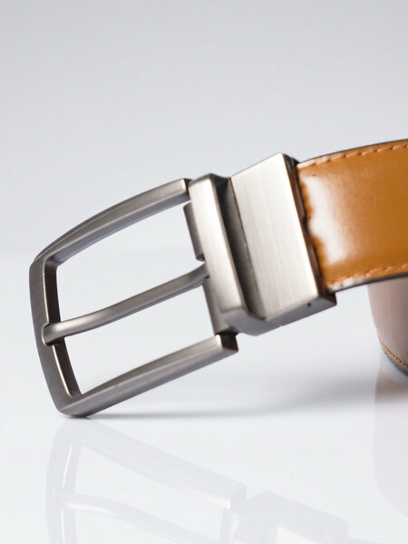Light Brown & Black Reversible Belt (BELT-983)