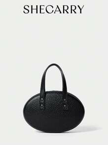 Shein - SHECARRY Ladies, Women Top Handle Bag ,Oval Bag