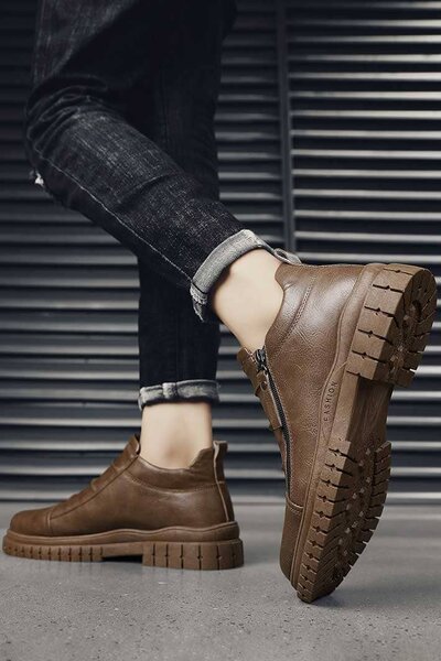 XYL Men's Chunky Zip-Up Shoes