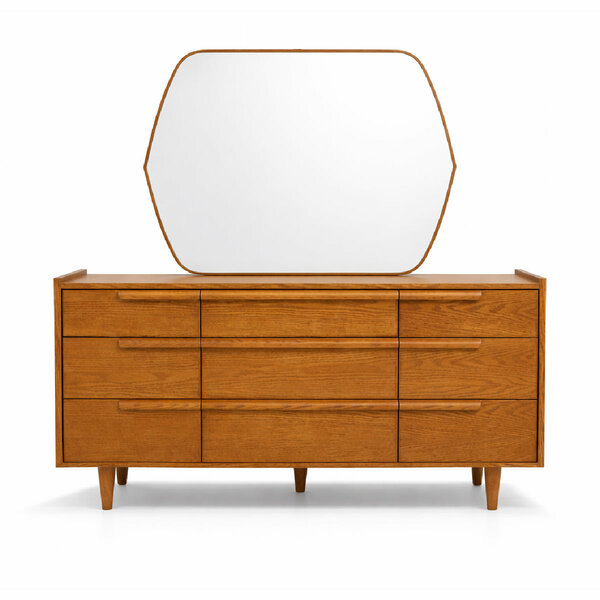 Nora Bedroom Set - King Size Bed with Dresser and mirror