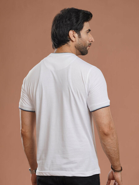 White Basic T-Shirt (TEE-340)