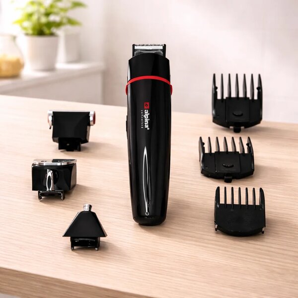Alpina 7-In-1 Grooming Kit – Rechargeable Trimmer Set, 1 Hour Working Time, 500mAh Battery (SF-5049)
