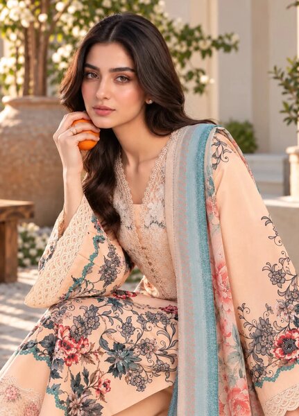 Chandan Nagri Women RTW Embroidered Lawn 3 Piece Suit Kaira Muse - Festive Collection
