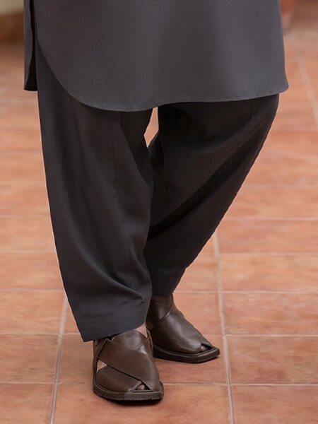 Brown Designer Shalwar Kameez (SK-753)
