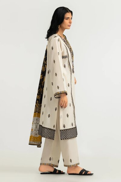 3PC Lawn Embroidered Suit