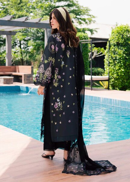 Lily May by Nureh Unstitched Embroidered Lawn 3 Piece Suit NU26ULL NE-263 - Eid Collection