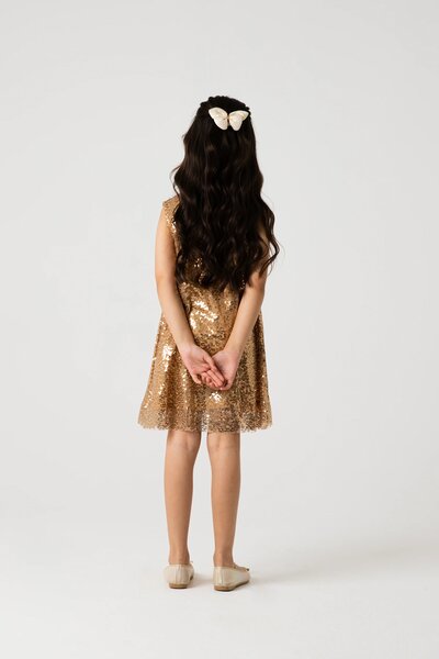 Golden Stardust Sequin Dress