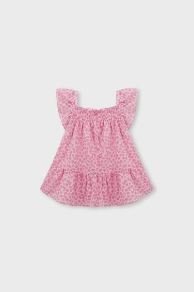 Cotton Candy Smocked Cotton Top