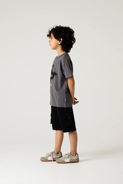 Boys Bat Emblem Graphic T-Shirt