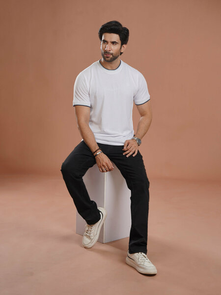 White Basic T-Shirt (TEE-340)