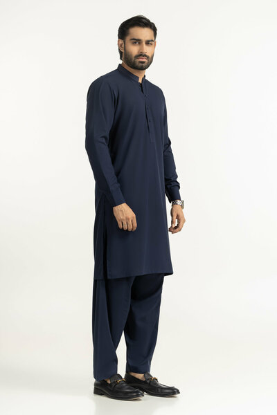 Regular Fit Embroidered Suits