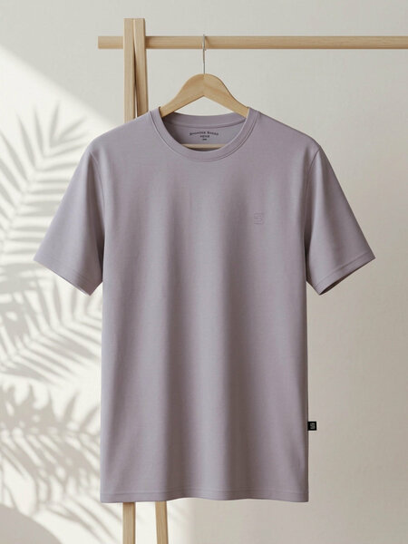 Beige Basic T-Shirt (TEE-513)