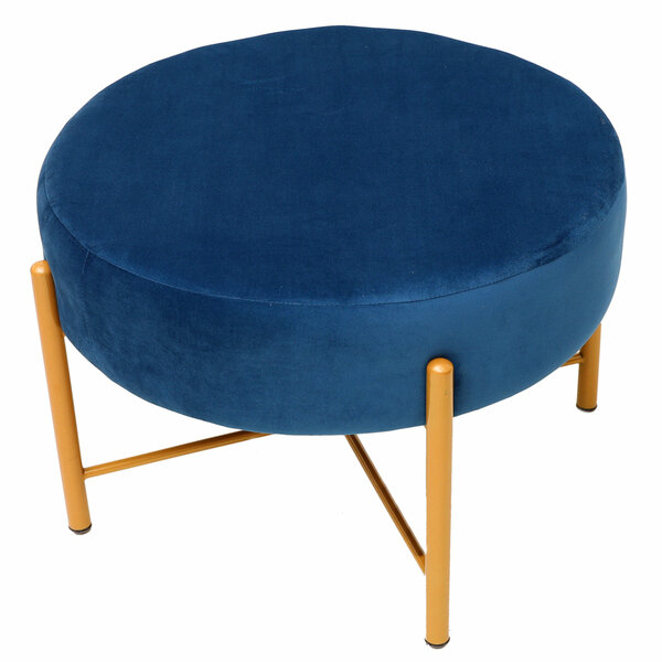 Puff With Powder Coated Legs S-34