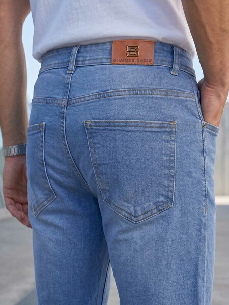 Ice Blue Straight Fit Jeans 56