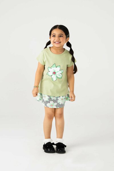 Pistachio Floral Co-ord Set