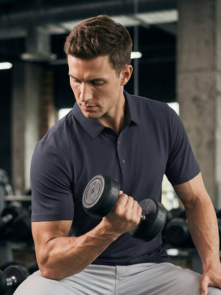 Charcoal Performance Polo (POLO-1346)