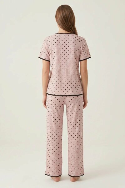 BLS - Ribbed Pajama Set - Purple