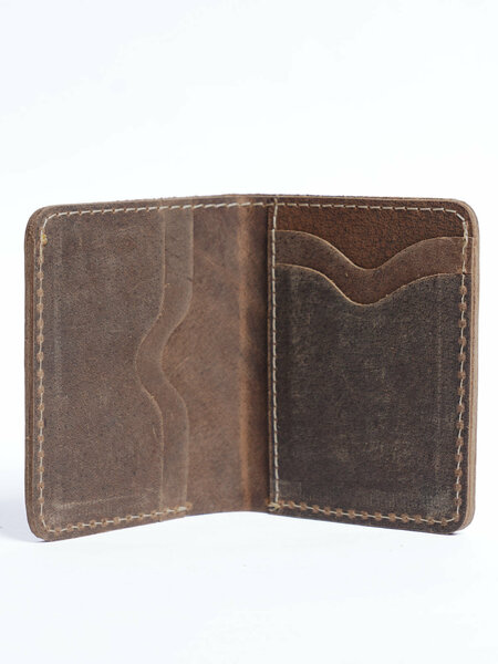 Brown Leather Card Holder (W-279)