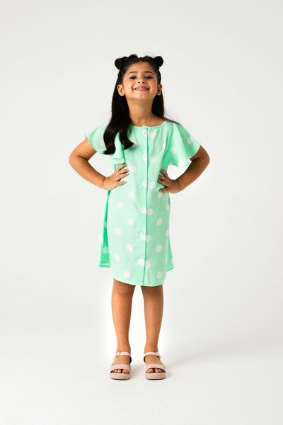 Polka Grace Georgette Dress