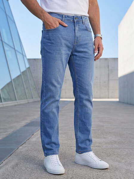 Ice Blue Straight Fit Jeans 56