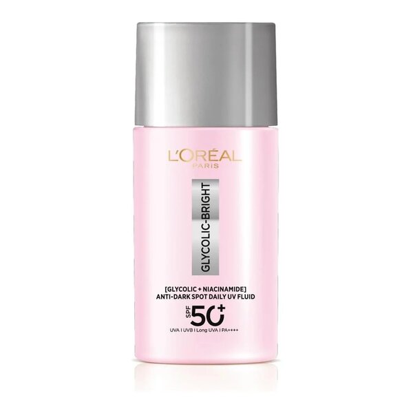 L'Oreal Glycolic Bright Anti Dark Spot Daily  Spf 50+ Uv Fluid 50Ml
