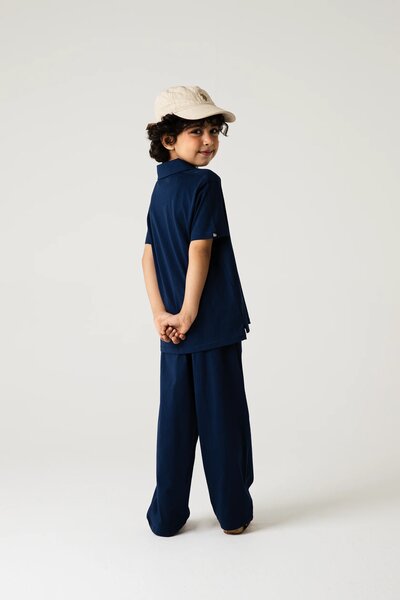 Mid Blue Jersey Co-ord Set