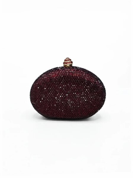 Oval Burgundy