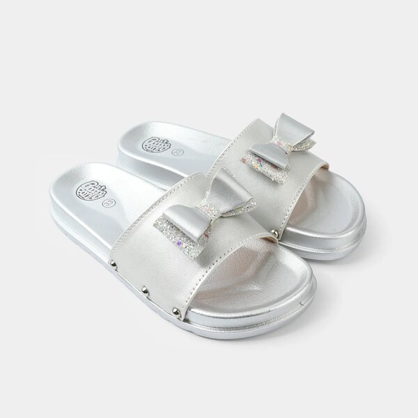 Girls Slide 1368-SILVER