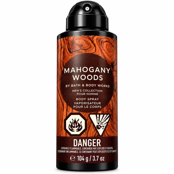 Bath & Body Works - Body Spray - Mahogany Woods 104gm