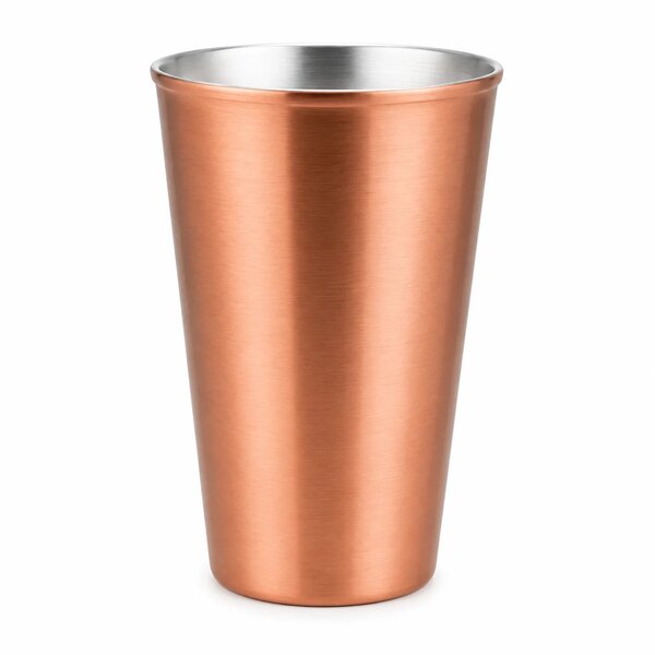 Copper Double Wall Plain Glass
