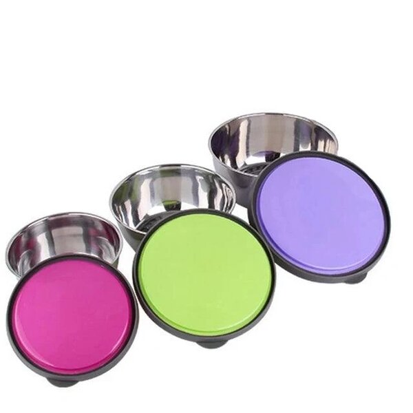 Home.Co - 3Pcs Stainless Steel Colorful Bowl Set