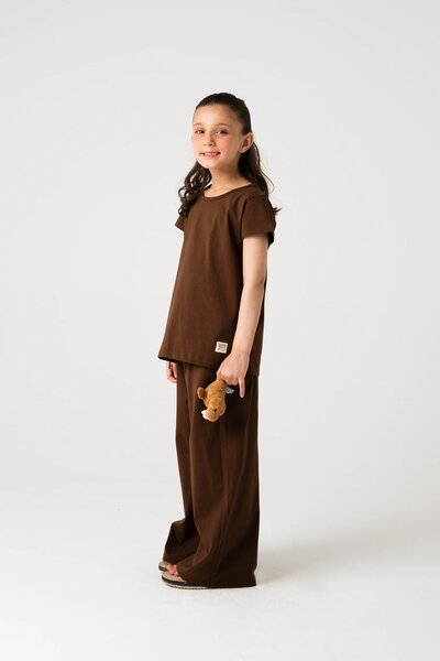 Girls Little Mocha Co-ord Set