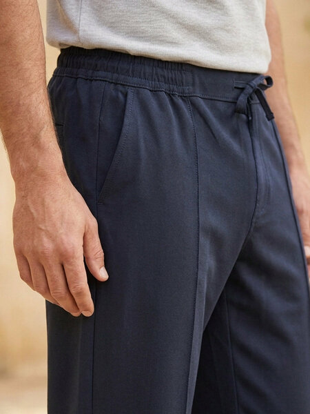 Dark Navy Pintex Trouser (LT-73)