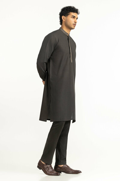 Regular Fit Embroidered Suits