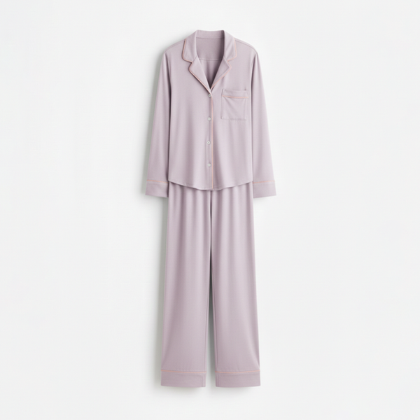 Cloud Pajama Set - Lilac
