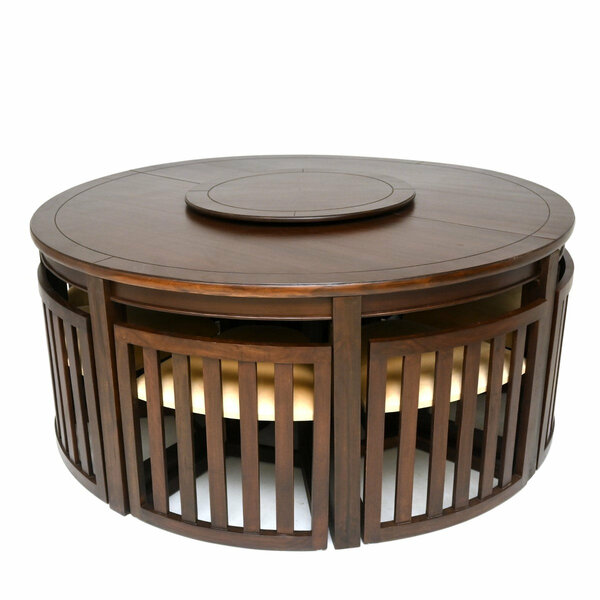William 8 Person Dining Table Brown