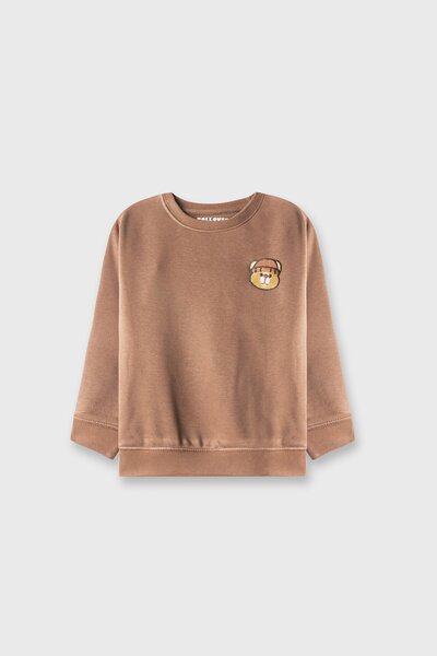 Boys Cocoa Bear Fleece Sweatshirt