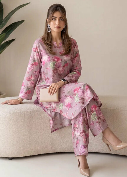 Salitex Unstitched Printed Lawn 2 Piece Suit SUNS82AG2027 Summer Collection