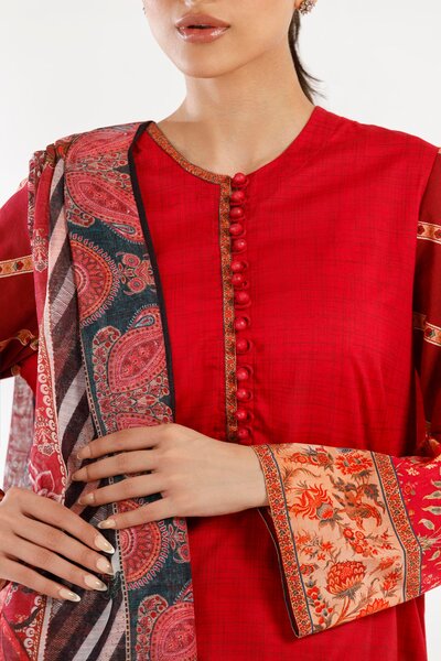 Stitched Printed Lawn Shirt + Dupatta