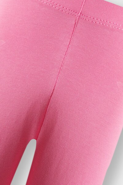Girls Pink Ease Lycra Leggings